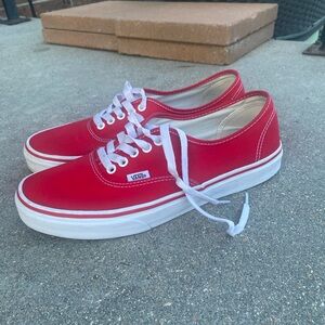 Vans Authentic Red Size 10.5